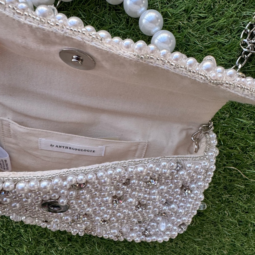 ๐HOST PICK!๐ NWT Fiona beaded pearl strap bag - Picture 7 of 9